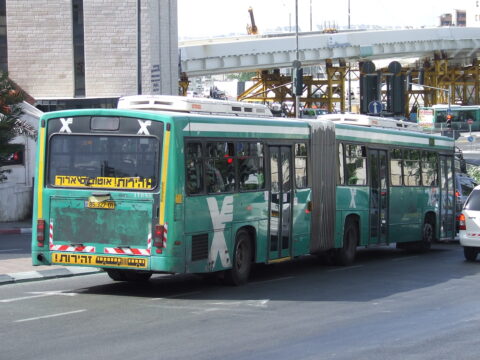 אוטובוס עירוני | מרצדס | O-405-G | אוטובוס מפרקי | אגד | ירושלים