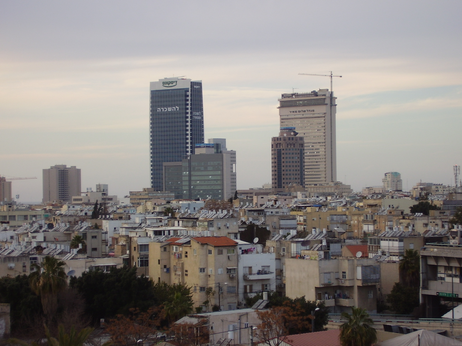 קו השמיים הישן של תל אביב | מגדל שלום
