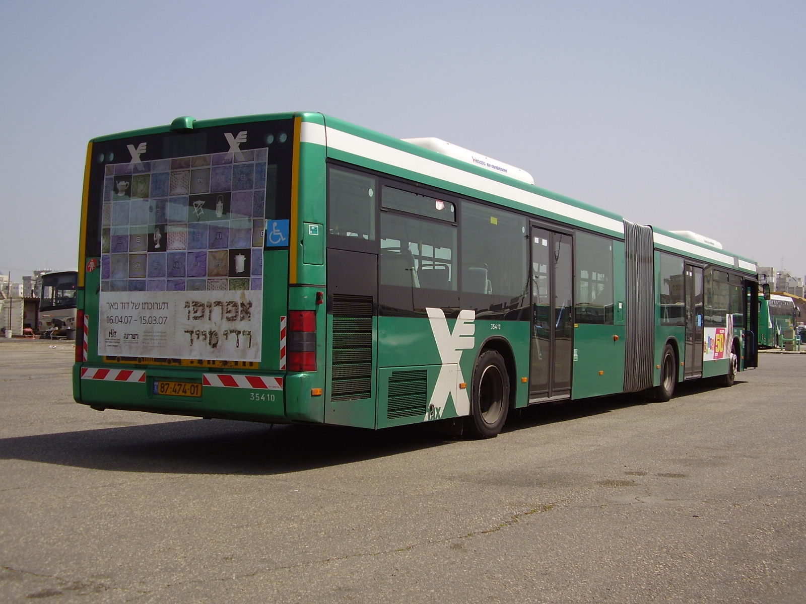 אוטובוס מדגם MAN NG363F של חברת הארגז ביומו הראשון על הכביש | חולון