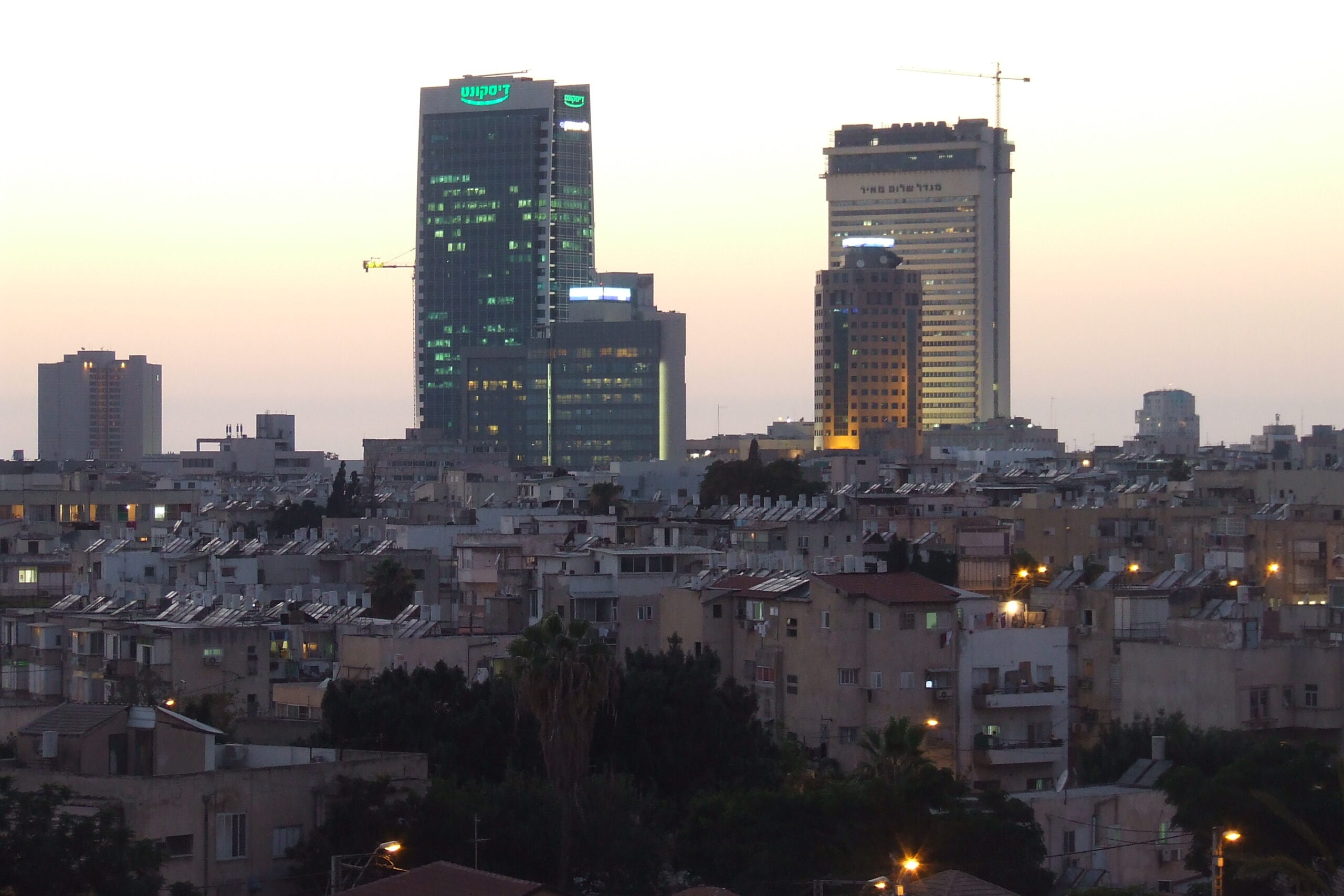קו השמיים הישן של תל אביב | מגדל שלום